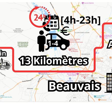Chambre Calme Et Accueillante 13 Kmtrs Aeroport, Parking Gratuit, Navette Gare Ou Aeroport Saint-Germain-la-Poterie Exterior photo